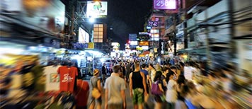 Khao San Road Bangkok Thailand Khaosan Road Bangkok Thailand