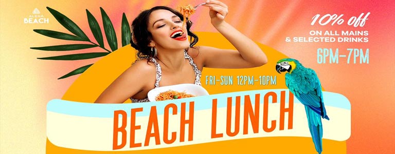 ALL-DAY BEACH LUNCH | Alexa Beach Club Pattaya