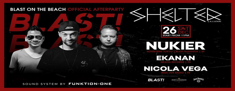 BLAST SESSIONS at Shelter Phuket