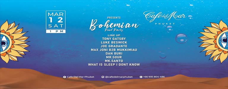 Café Del Mar pres. BOHEMIAN POOL PARTY