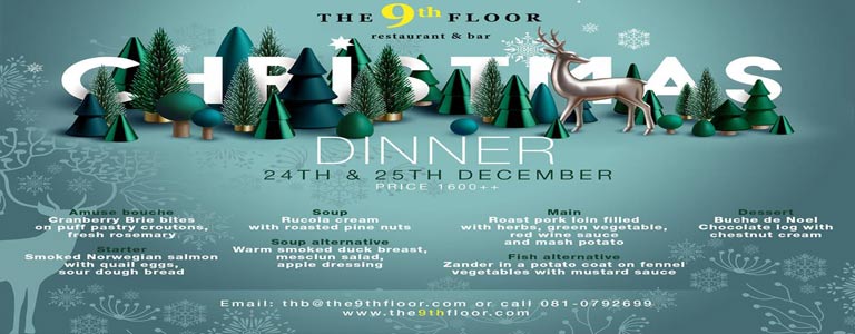 Christmas Dinners at The 9th Floor Phuket