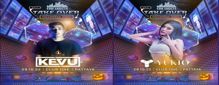 EDM Addicts Take Over Presents KEVU Halloween Night 