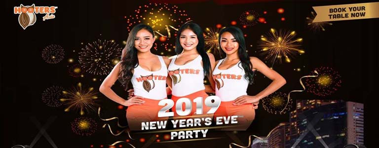 Hooters Pattaya NEW YEAR&#039;S EVE | Thailand