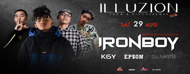  IronBoy feat K6Y x Epson x DJ Nartee at Illuzion