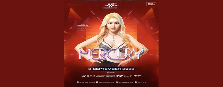 DJ Mercury at Differ Club Pattaya