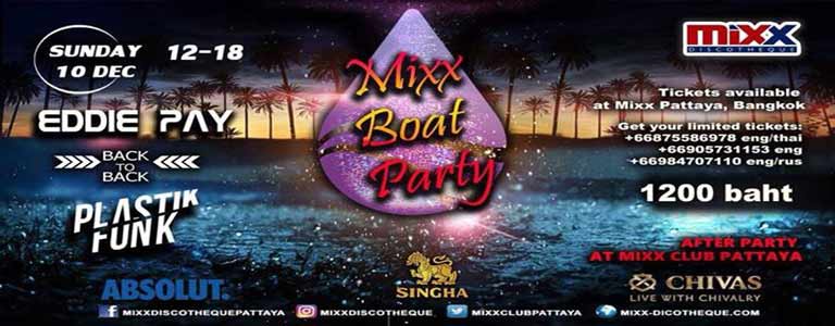 Mixx Boat Party 2017 - Mixx Discotheque Pattaya