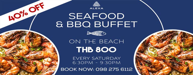 Saturday Seafood & BBQ Buffet on the Beach | Thailand