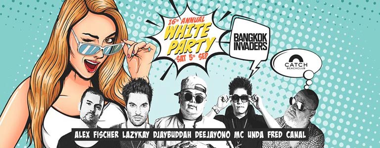 16th Annual WHITE PARTY at Catch Beach Club